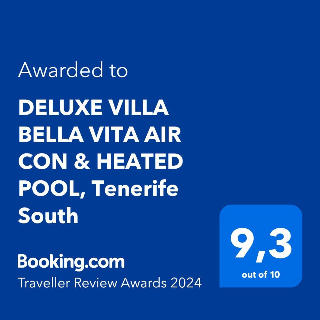 Deluxe Villa Bella Vita Air Con & Heated Pool, Tenerife South Chayofa Zewnętrze zdjęcie